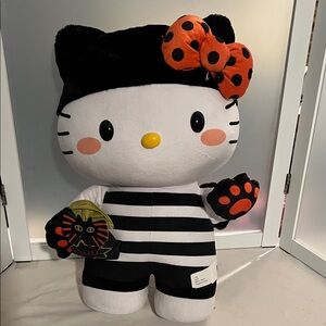 Hello kitty 20” cat bugler g door greeter plush